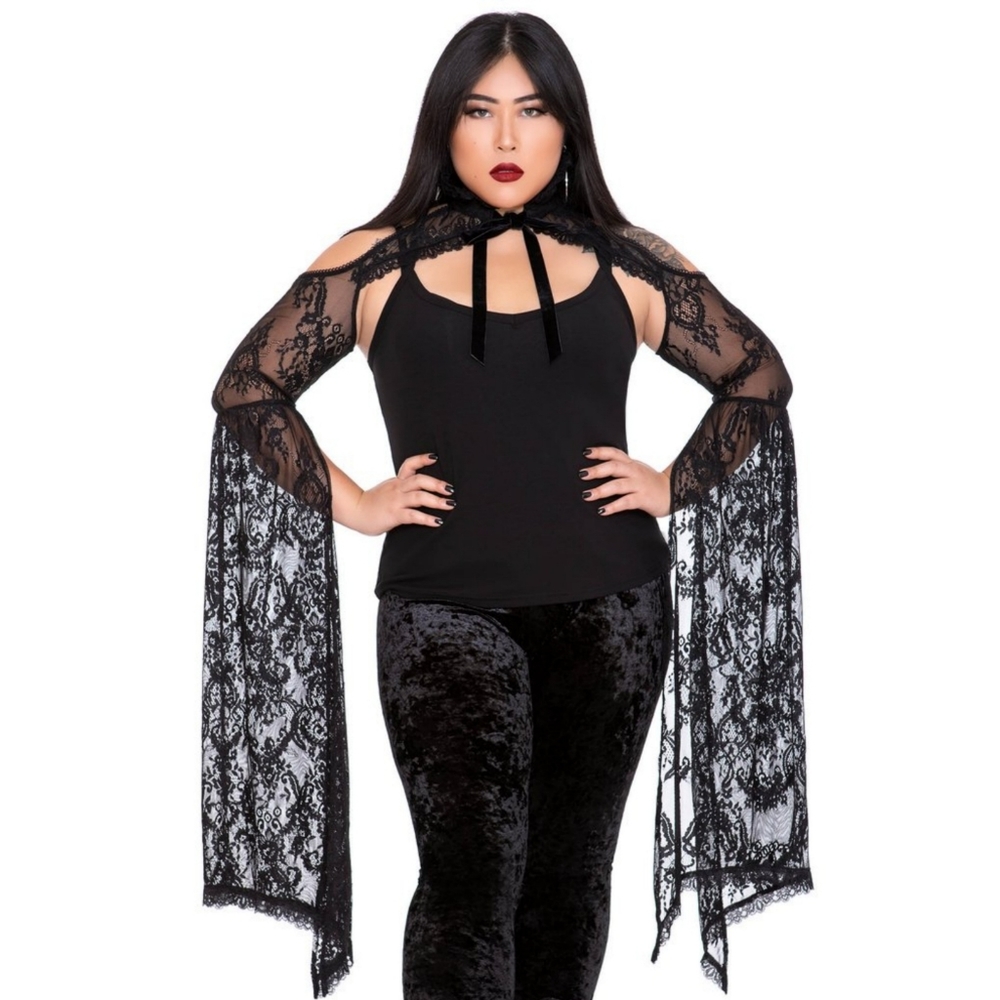 Killstar In Exile Lace Bolero💀Goth/Victorian💀 - Picture 5 of 6